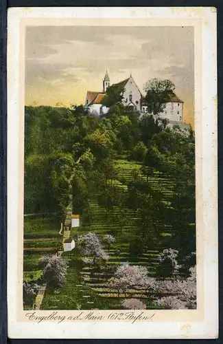 AK Franziskanerkloster Engelberg am Main, Landkreis Miltenberg um 1920 #HU314