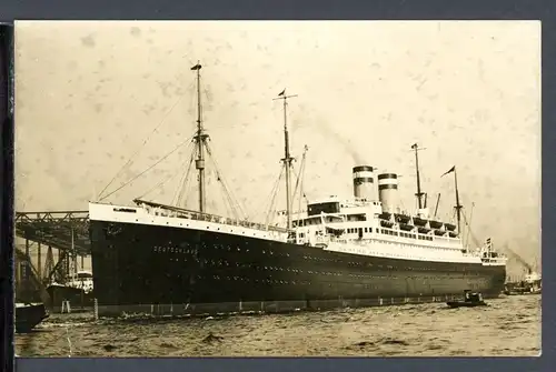 AK Fotopostkarte MS Deutschland (1924) #HU281