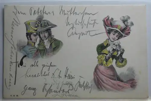 AK Deutschland Grußkarte 1902 #PH851