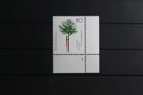 BRD 1373 postfrisch als Eckrand mit Formnummer 1 #UE051