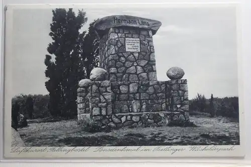 AK Fallingbostel Luftkurort - Lönsdenkmal im Wacholderpark 1934 #PH828