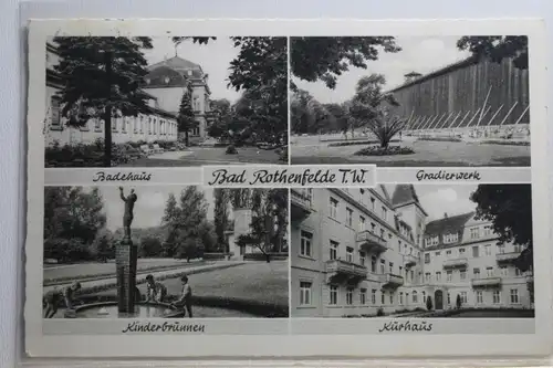 AK Bad Rothenfelde Mehrbildkarte (Badehaus, Kurhaus usw.) 1960 #PH809