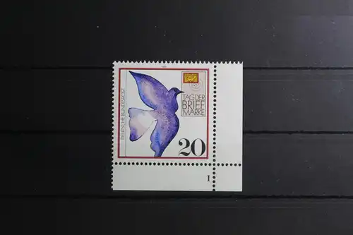 BRD 1388 postfrisch als Eckrand mit Formnummer 1 #UE416