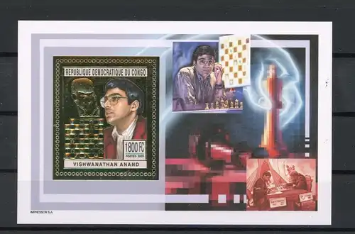 Kongo Block 242 postfrisch Schach #GB187