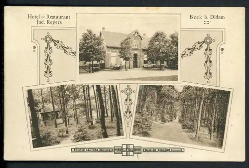 AK Beek Montferland NL Hotel-Restaurant Jac. Reyers 1937 #HU458