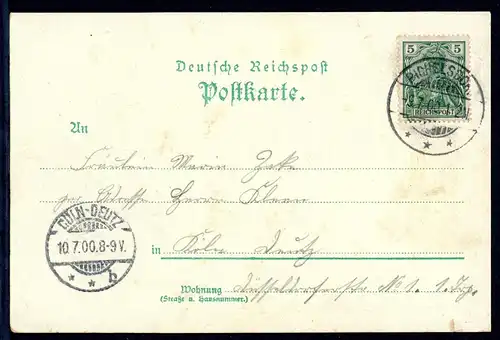 AK Insel Pichelswerder, Spandau Restaurant Wilhelmshöhe 1900 #HU287