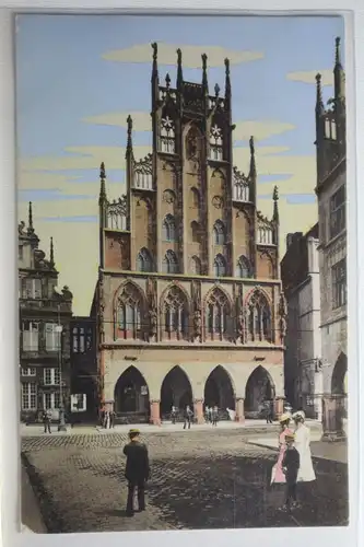 AK Münster Das Rathaus zu Münster #PH832