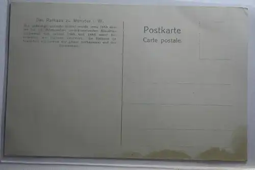 AK Münster Das Rathaus zu Münster #PH832