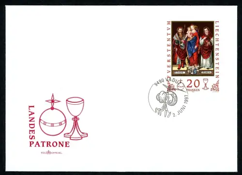 Liechtenstein 1151 Ersttagesbrief/FDC #HX028