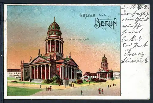 AK Berlin Gen(s)darmenmarkt 1902 #HU303