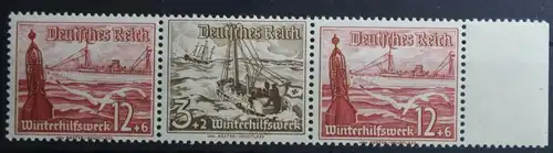 Deutsches Reich Zd W118 postfrisch Zusammendrucke #TZ277