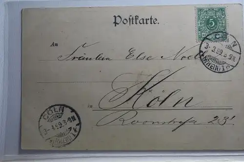 AK Deutschland Künstlerkarte 1899 #PH929