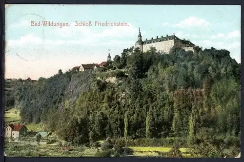 AK Bad Wildungen LK Waldeck-Frankenberg Schloß Friedrichstein 1909 #HU327