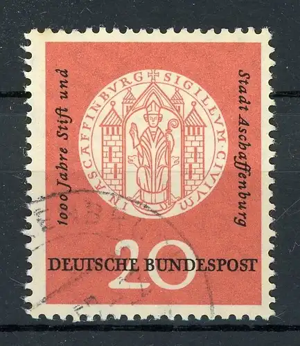 Bund Plattenfehler 255 III gestempelt geprüft Schlegel #HX152