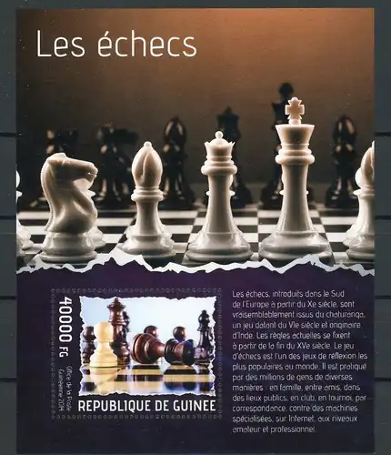Guinea Block 2348 postfrisch Schach #FW797