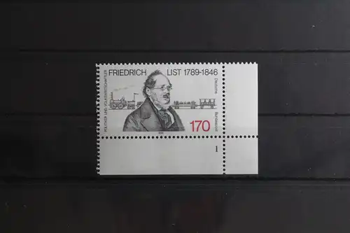 BRD 1429 postfrisch als Eckrand mit Formnummer 1 #UF742