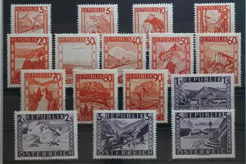 Österreich 838-853 postfrisch #UF364