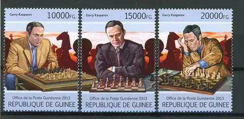 Guinea 9761-9763 postfrisch Schach #GB203