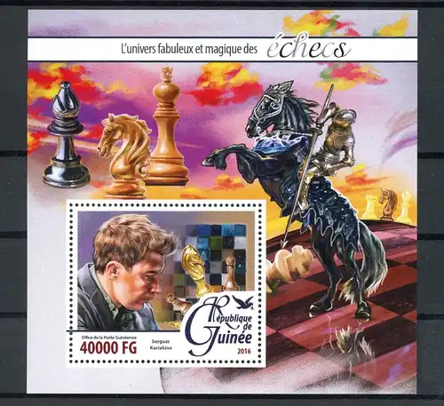 Guinea Block 2649 postfrisch Schach #FW795