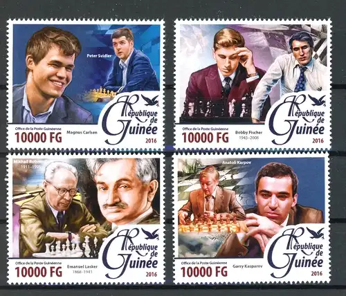Guinea 11766-11769 postfrisch Schach #GB189