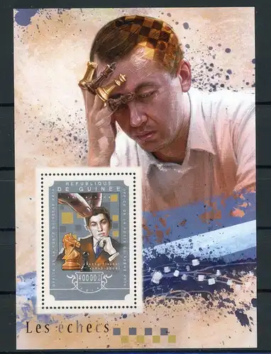 Guinea Block 2468 postfrisch Schach #GB192