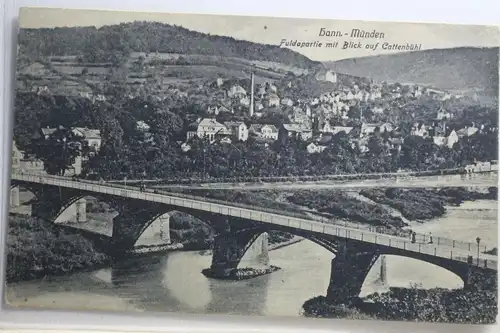 AK Hann. Münden Fuldapartie mit Blick auf Cattenbühl 1943 #PH901