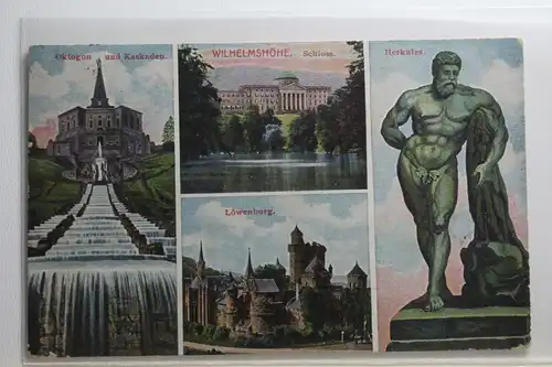 AK Kassel Mehrbildkarte (Herkules, Löwenburg usw.) #PH933