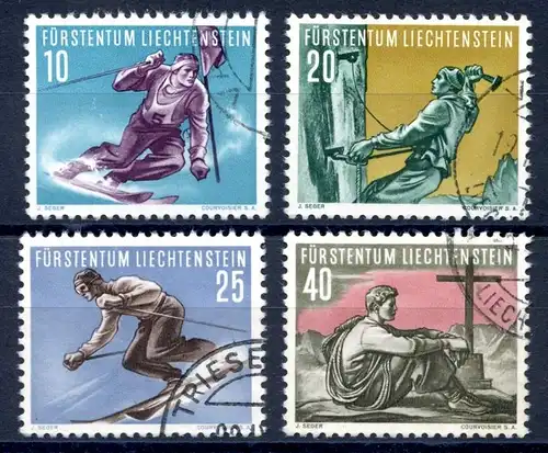 Liechtenstein 334-337 gestempelt #HX069