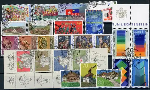 Liechtenstein Jahrgang 1998 gestempelt #HX013