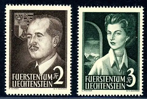 Liechtenstein 332-333 postfrisch #HX048