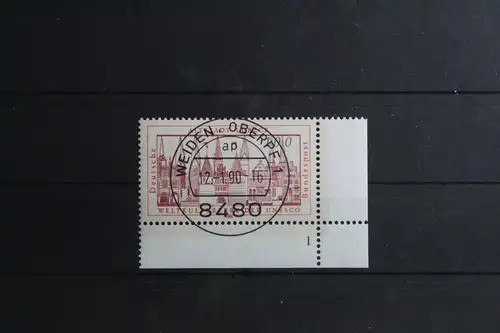 BRD 1447 gestempelt als Eckrand mit Formnummer 1 #UA815