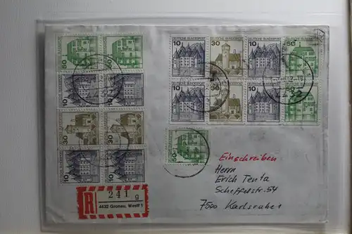 BRD H-Blatt 27 auf Brief als Mischfrankatur #BA427