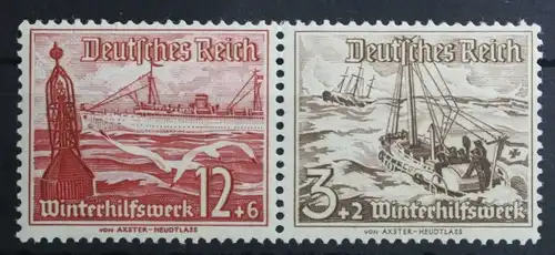 Deutsches Reich Zd W133 postfrisch Zusammendrucke #TZ317