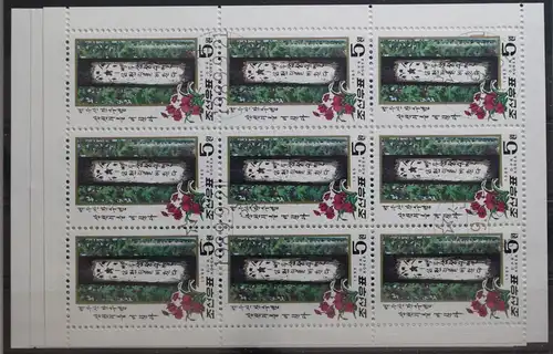 Korea 3056-3058 gestempelt als Kleinbogen #UG062