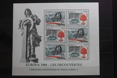 Monaco Block 63 mit 2178-2179 postfrisch #UC527