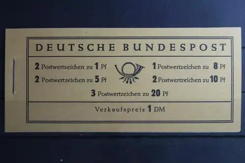 BRD MH 4 Y II RLV II postfrisch Markenheftchen mit H-Blatt 8 Y II #UF481