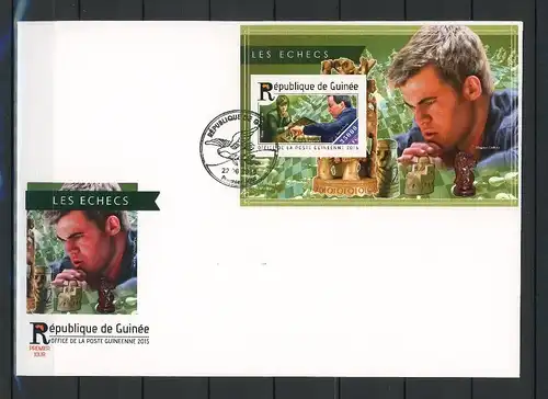 Guinea Block 2511 Schach Ersttagesbrief/FDC #Scha5283