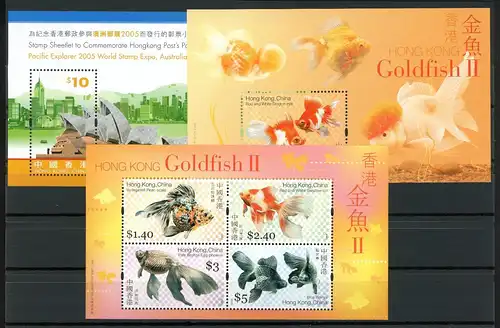 HongKong-China Block 143-145 postfrisch #HX181