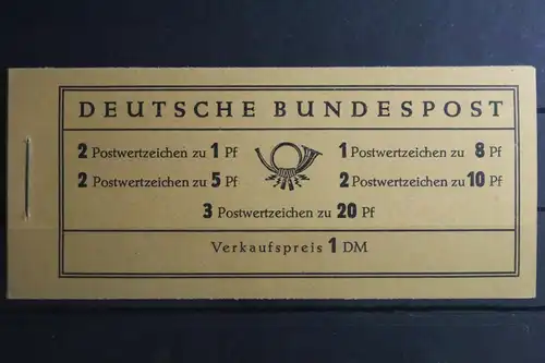 BRD MH 4 Y II RLV II postfrisch Markenheftchen mit H-Blatt 8 Y II #UF484