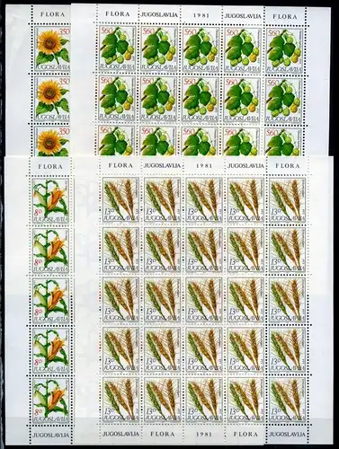 Jugoslawien Kleinbögen 1887-1890 postfrisch #IV272