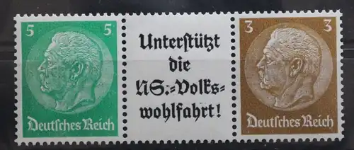 Deutsches Reich Zd W74 postfrisch Zusammendrucke #TZ439