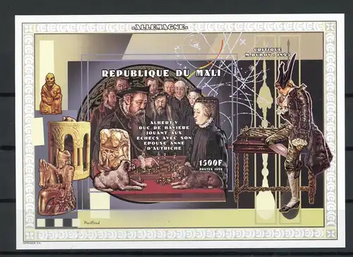 Mali Block 125B postfrisch Schach #GB241