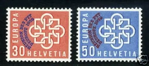 Schweiz 681-82 postfrisch #IA171