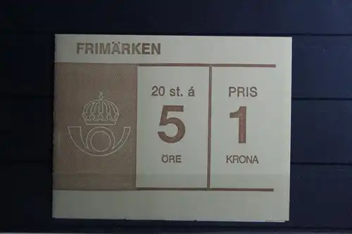 Schweden 590 D postfrisch als Markenheftchen #UH127