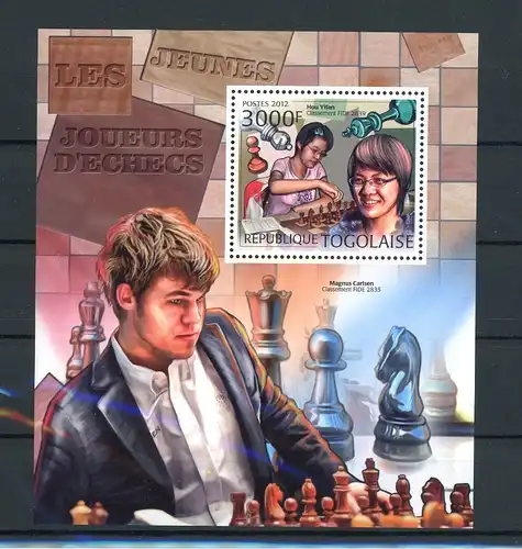 Togo Block 706 postfrisch Schach #FW871