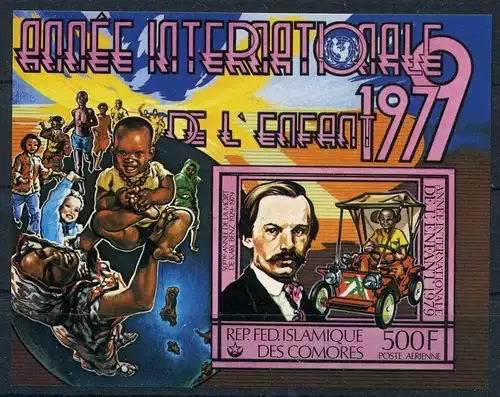 Komoren Block 217 B postfrisch Jahr des Kindes #IA088