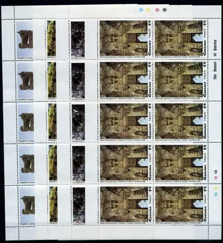 Grenada Kleinbögen 2610-2613 postfrisch Archäologie #IV299