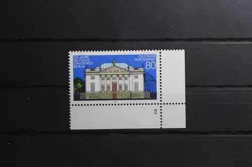 BRD 1625 postfrisch als Eckrand mit Formnummer 2 #UJ043