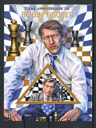 Togo Block 824 postfrisch Schach #FW866