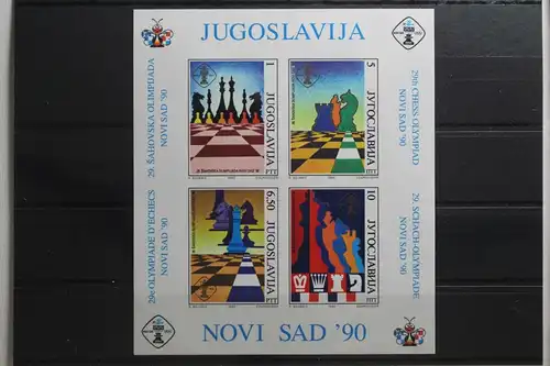 Jugoslawien Block 39 mit 2447-2450 postfrisch #UH840